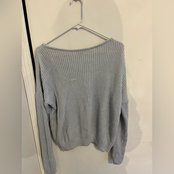 Garage Sky Blue Knit Sweater - Picture 2 of 3